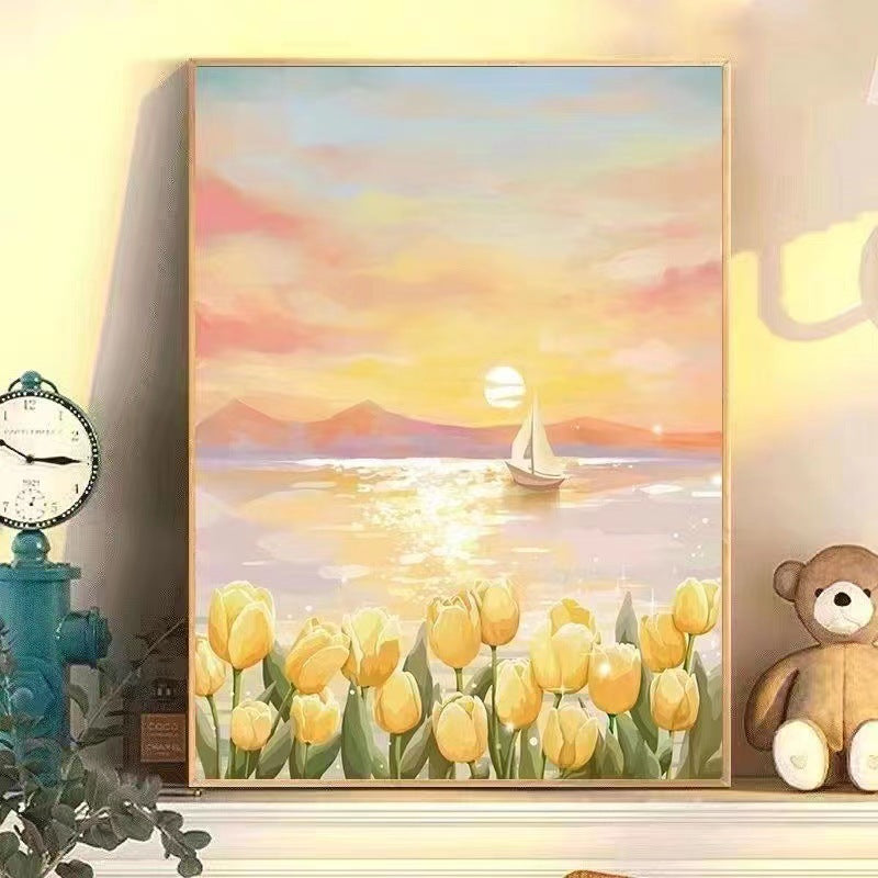 Floral Landscape Canvas Art Stornfield
