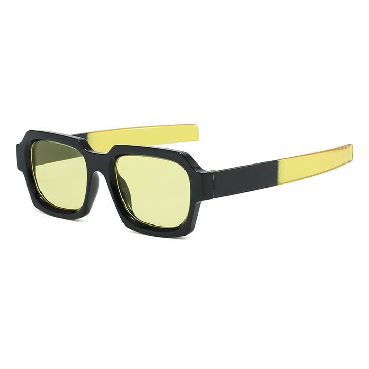 Ladies fashionable stylish square sunglasses with contrasting frame Stornfield
