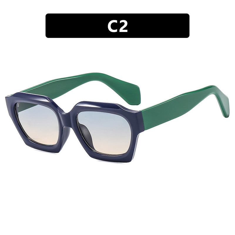 Women's fashionable sunglasses with distinctive geometric design and protective UV filter Stornfield