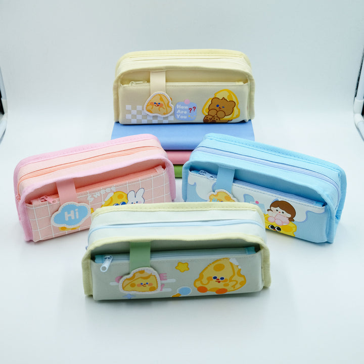 Character-Themed Zippered Pencil Case