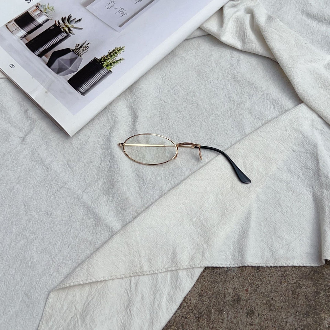 Retro-Inspired Oval Frame Glasses Stornfield