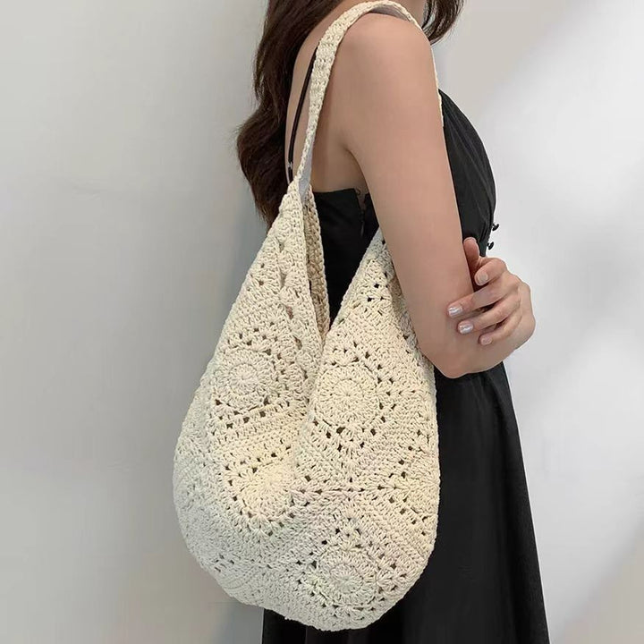 Hand-knotted shoulder bag with airy structure Stornfield