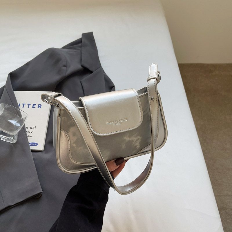 Sleek Metallic Crossbody Bag Stornfield