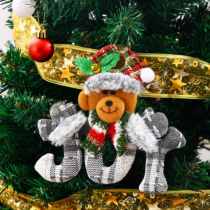 Cute Christmas tree ornament in snowman design Stornfield