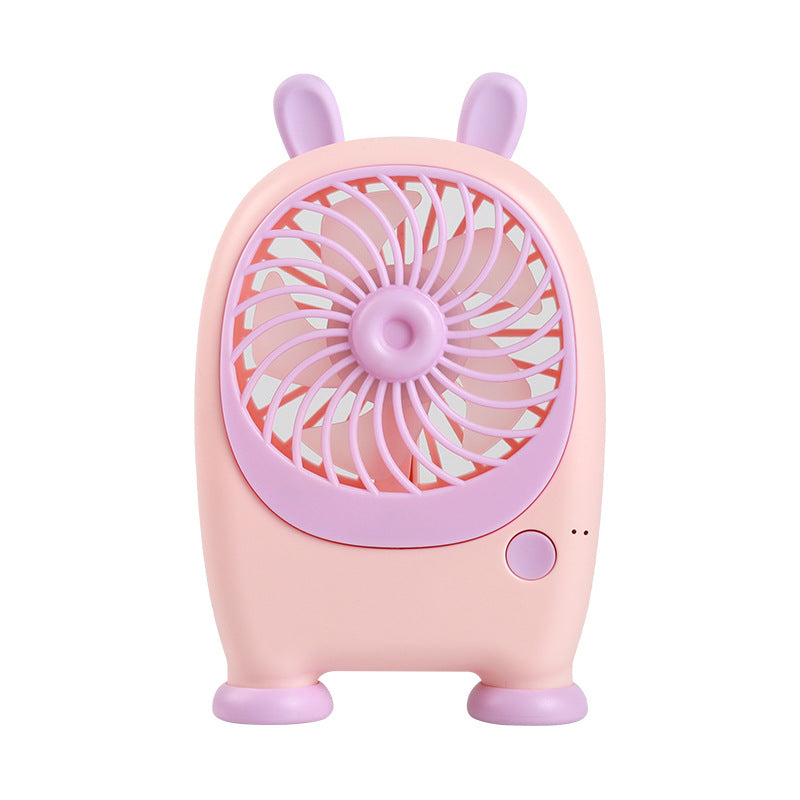 Women's portable handheld fan in playful rabbit design Stornfield