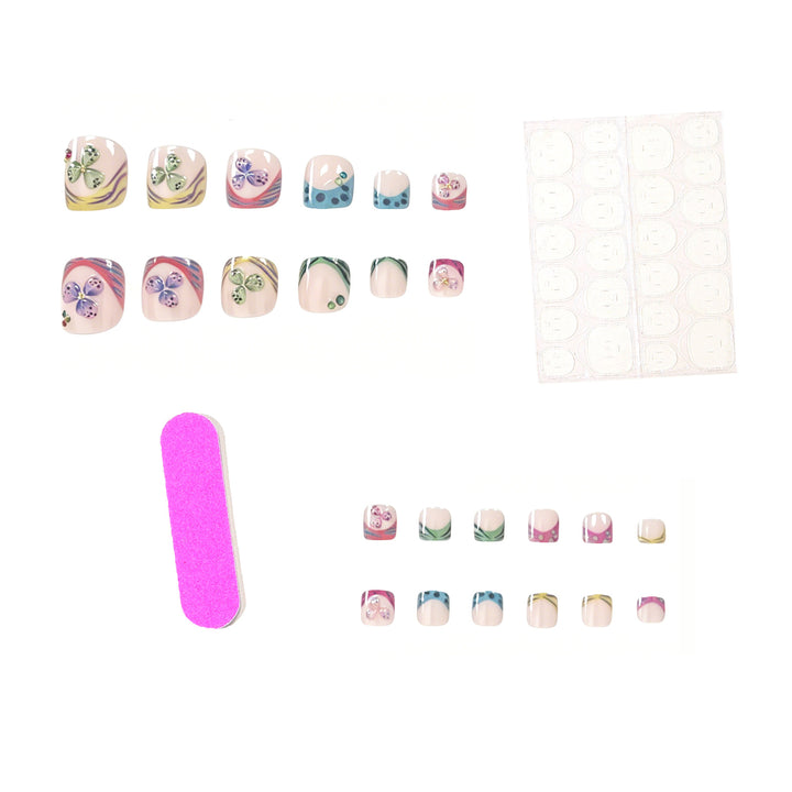 Floral-Inspired Acrylic Nail Art Enhancements Stornfield