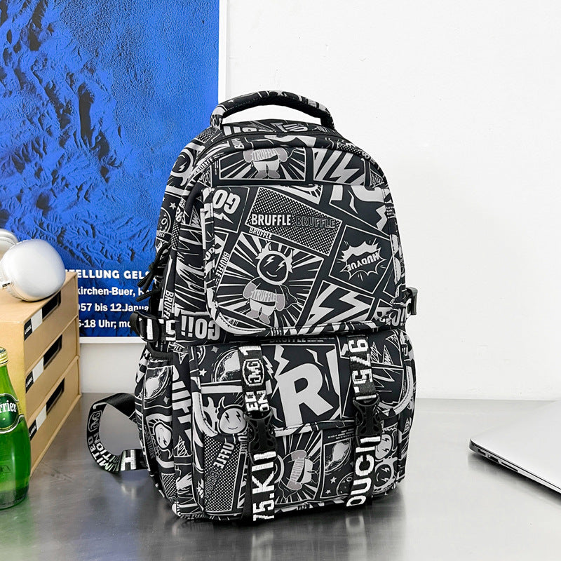 Urban Graphic Print Backpack Stornfield