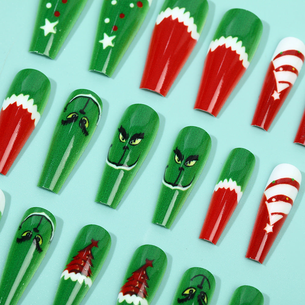 Festive artificial nails with Christmas motifs Stornfield