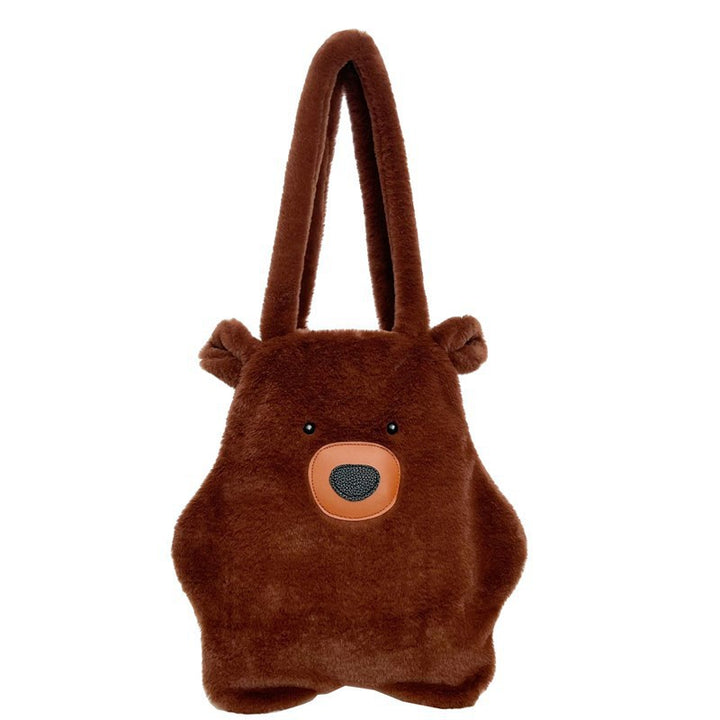 Plush Bear-Themed Tote Bag Stornfield