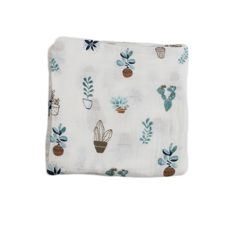Cute Patterned Muslin Swaddle Blanket Stornfield