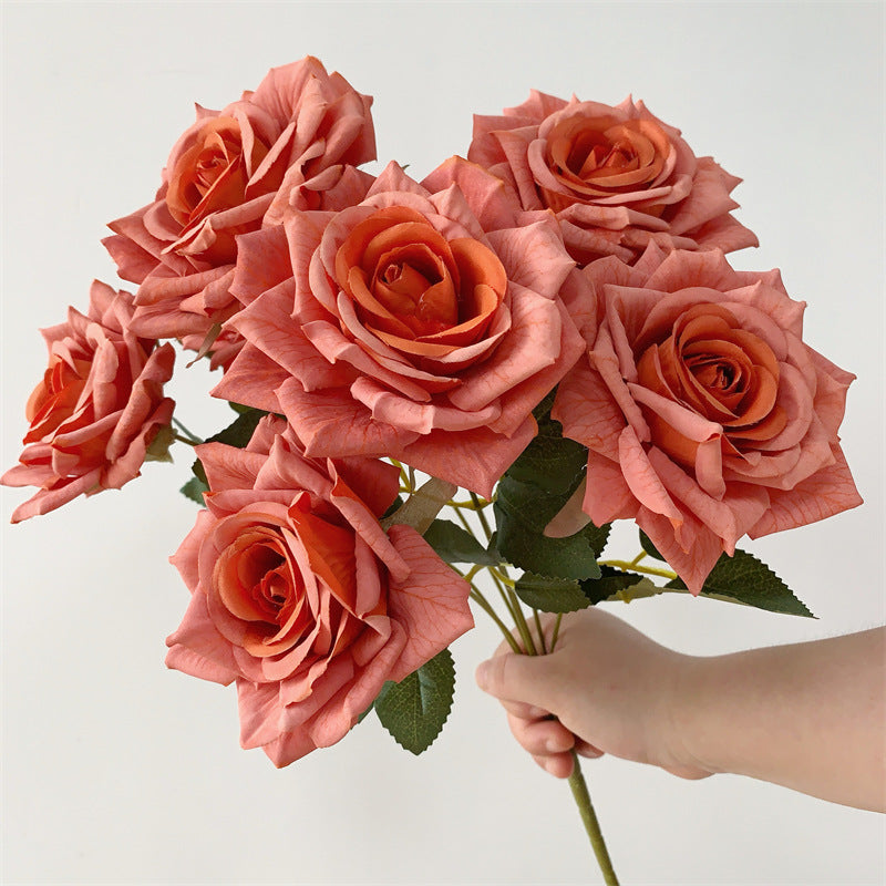 Decorative Faux Rose Bouquet
