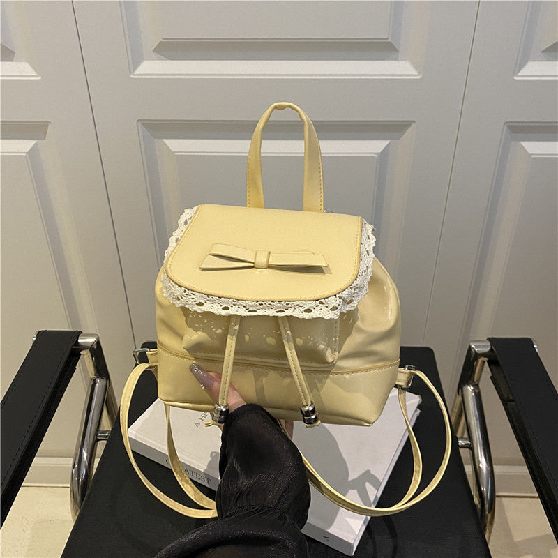 Cute Lace-Trimmed Mini Backpack Stornfield
