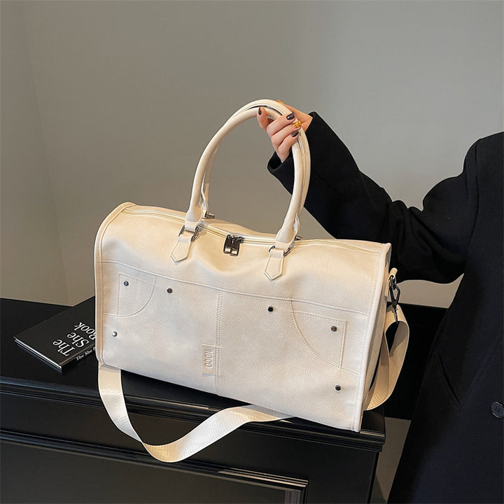 Elegant and Spacious Travel Bag Made of Durable Faux Leather Stornfield