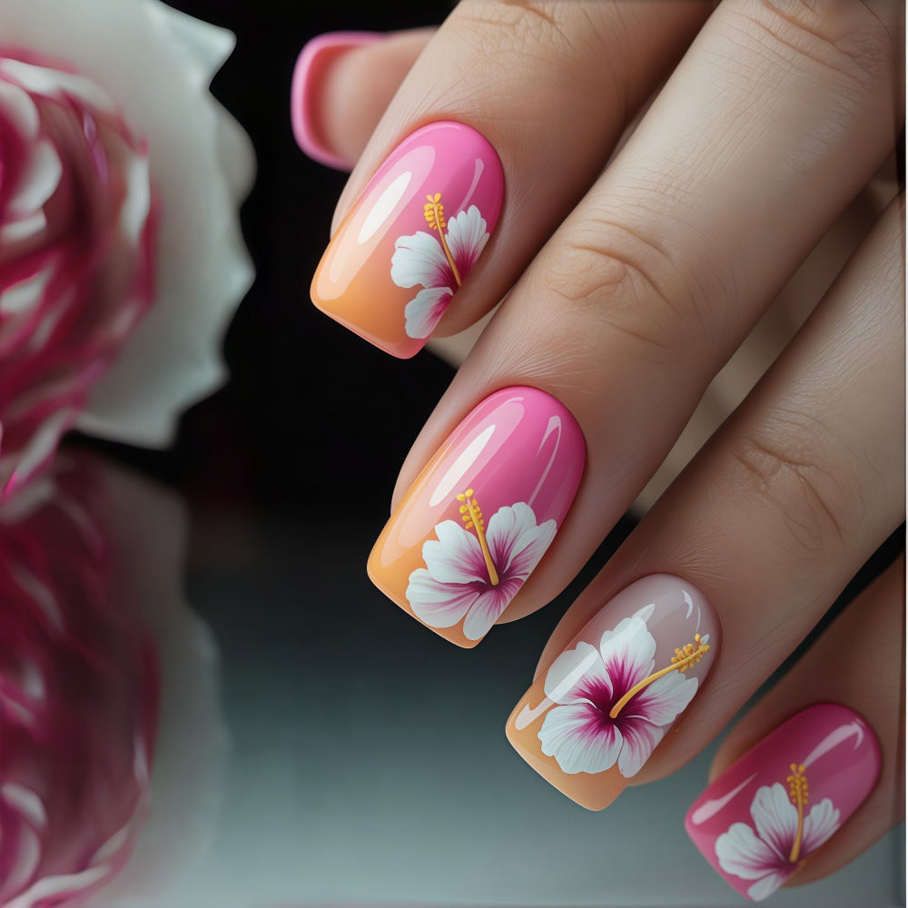 Floral Artificial Nails Stornfield