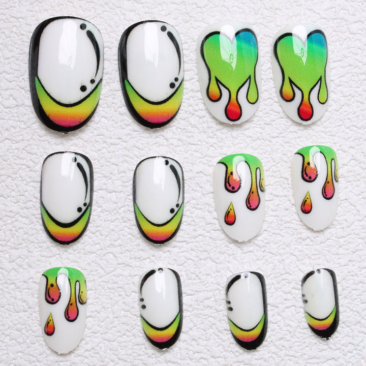 Artistic Abstract Nail Art Stornfield