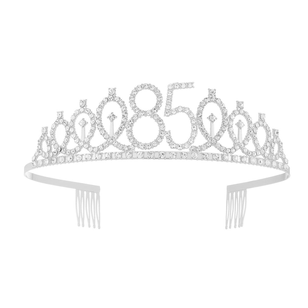Women's Crystal-Embellished Tiara with Elegant Design Stornfield