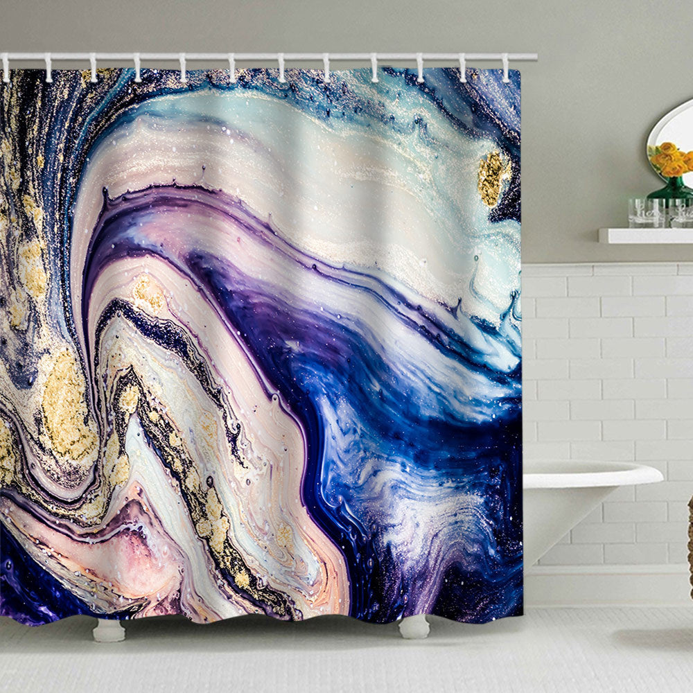 Artistic Marble Design Shower Curtain Stornfield