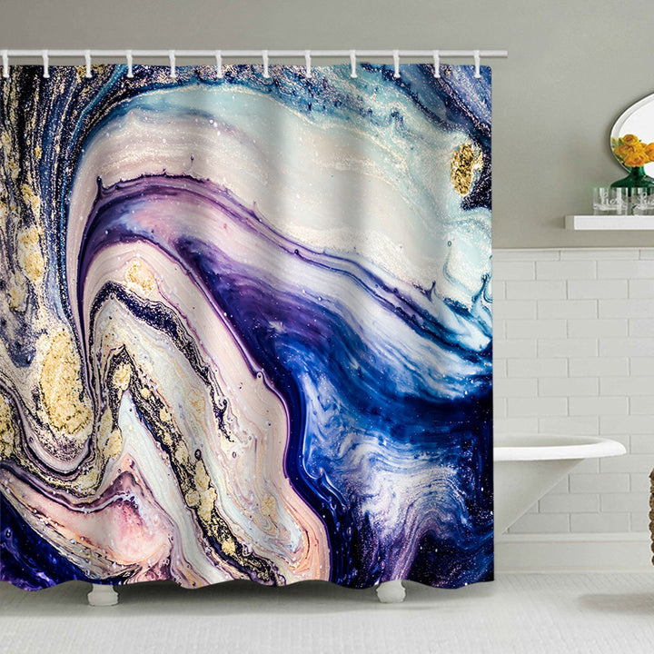 Artistic Marble Design Shower Curtain Stornfield