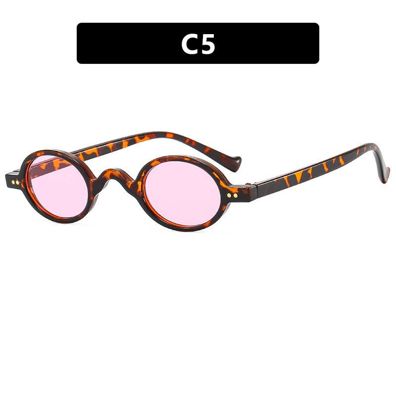 Women's round sunglasses with distinctive design and high-quality plastic frame Stornfield