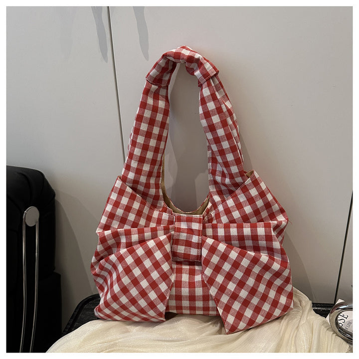 Bow Accent Fabric Tote Bag Stornfield