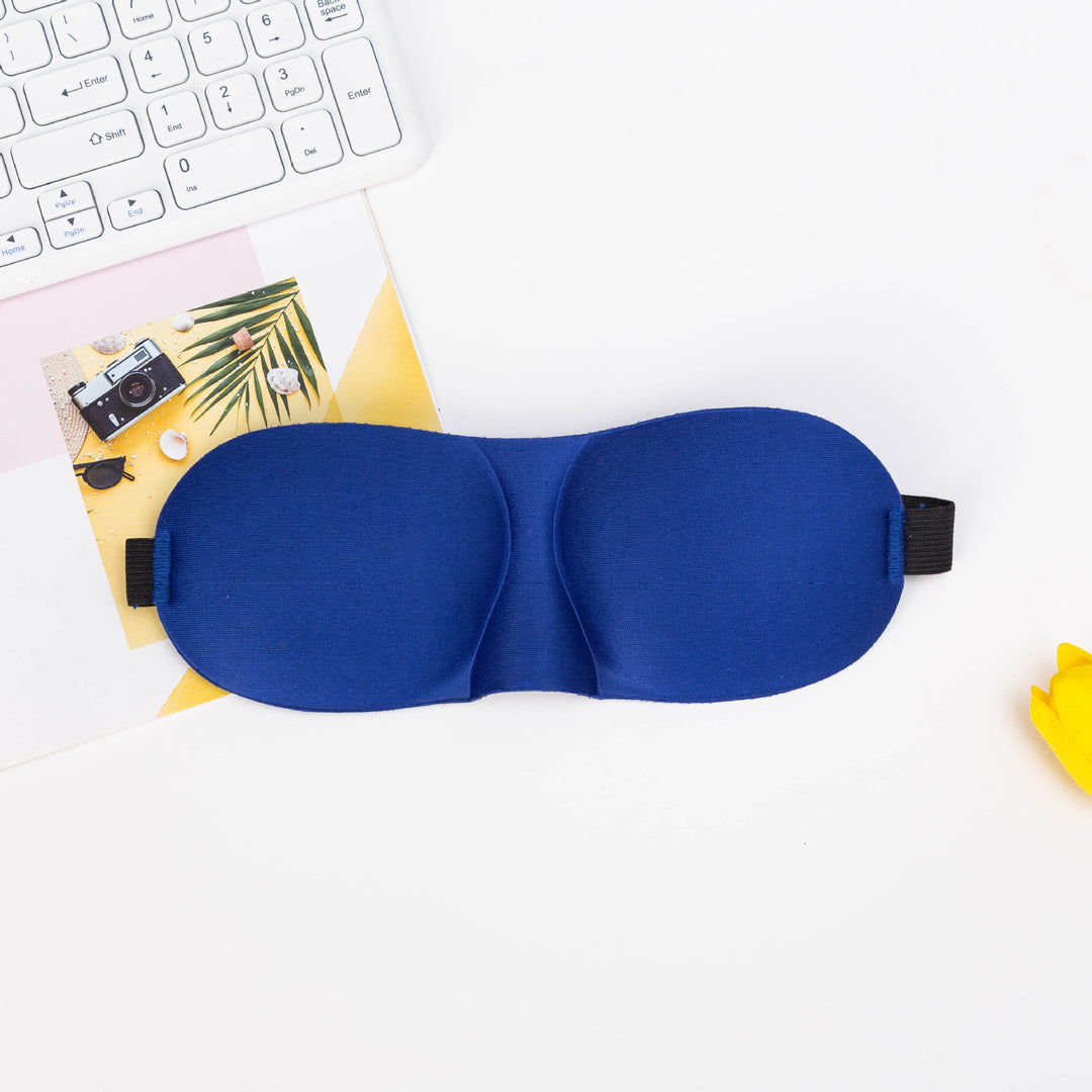 Unisex nan light-blocking travel mask with thermoformable nylon cover and wide comfort band Stornfield