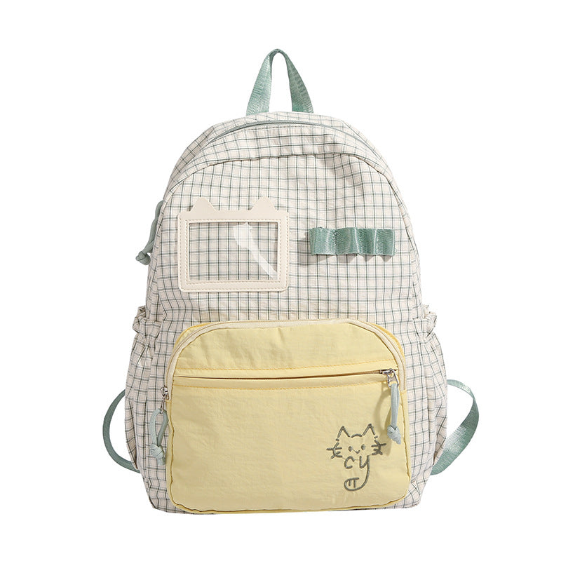 Cute Illustrated Cat Design Backpack Stornfield