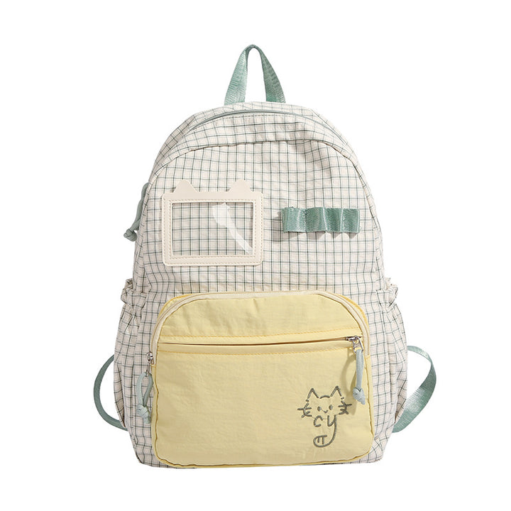 Cute Illustrated Cat Design Backpack Stornfield