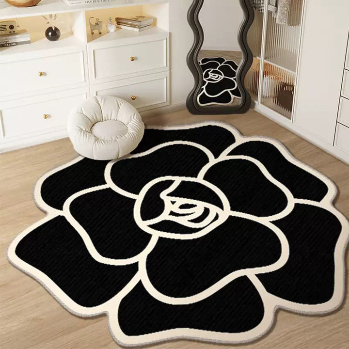 Floral Design Area Rug for Home