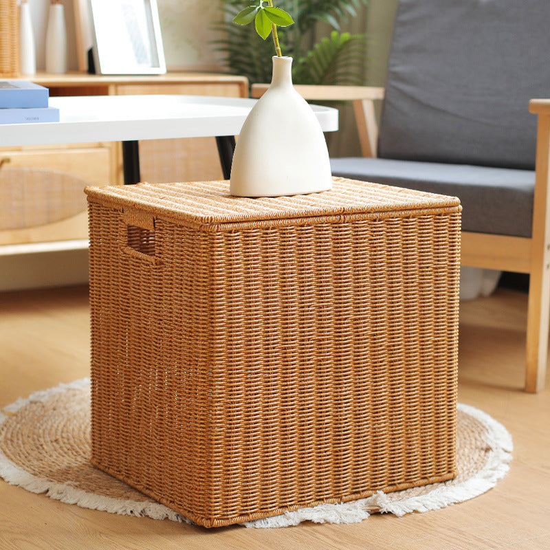 Handwoven Wicker Storage Cube Stornfield