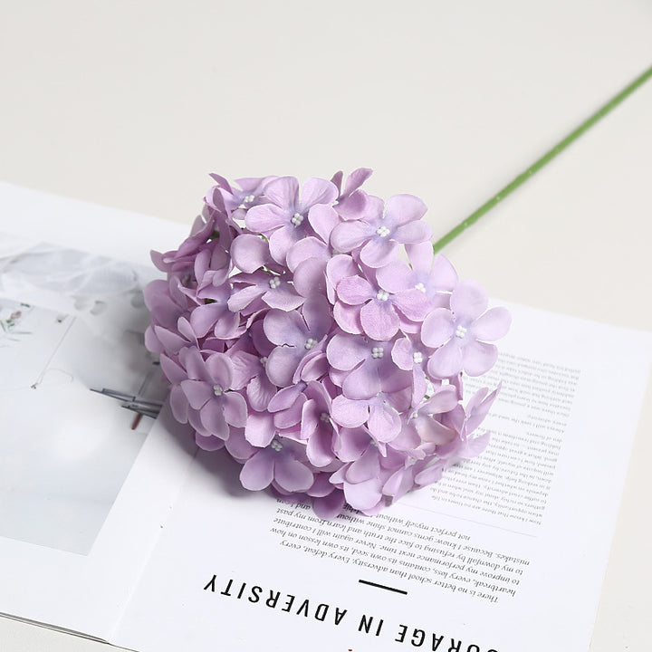 Realistic Floral Hydrangea Stem