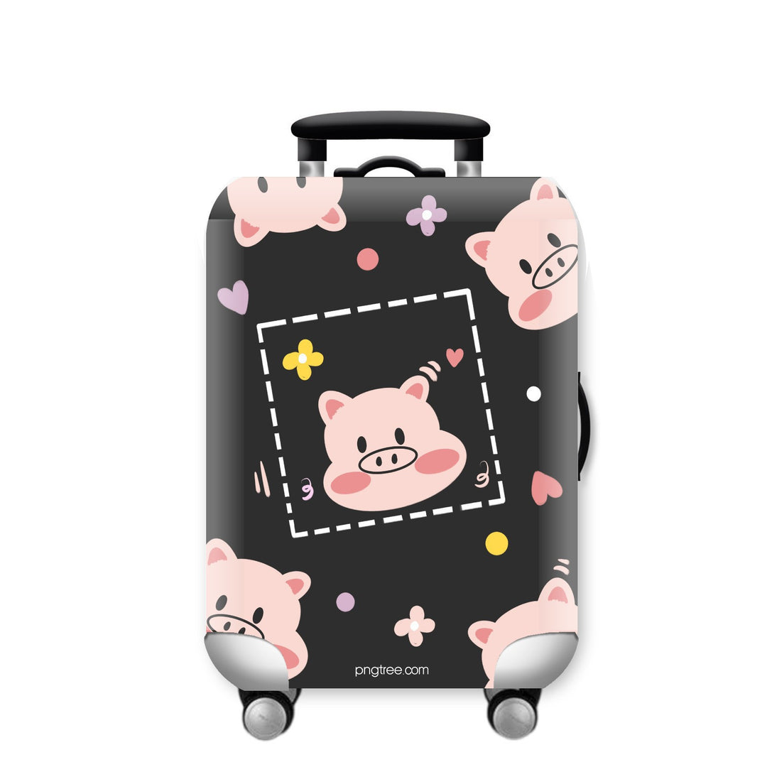 Unisex hard-shell suitcase with funny giraffe design Stornfield