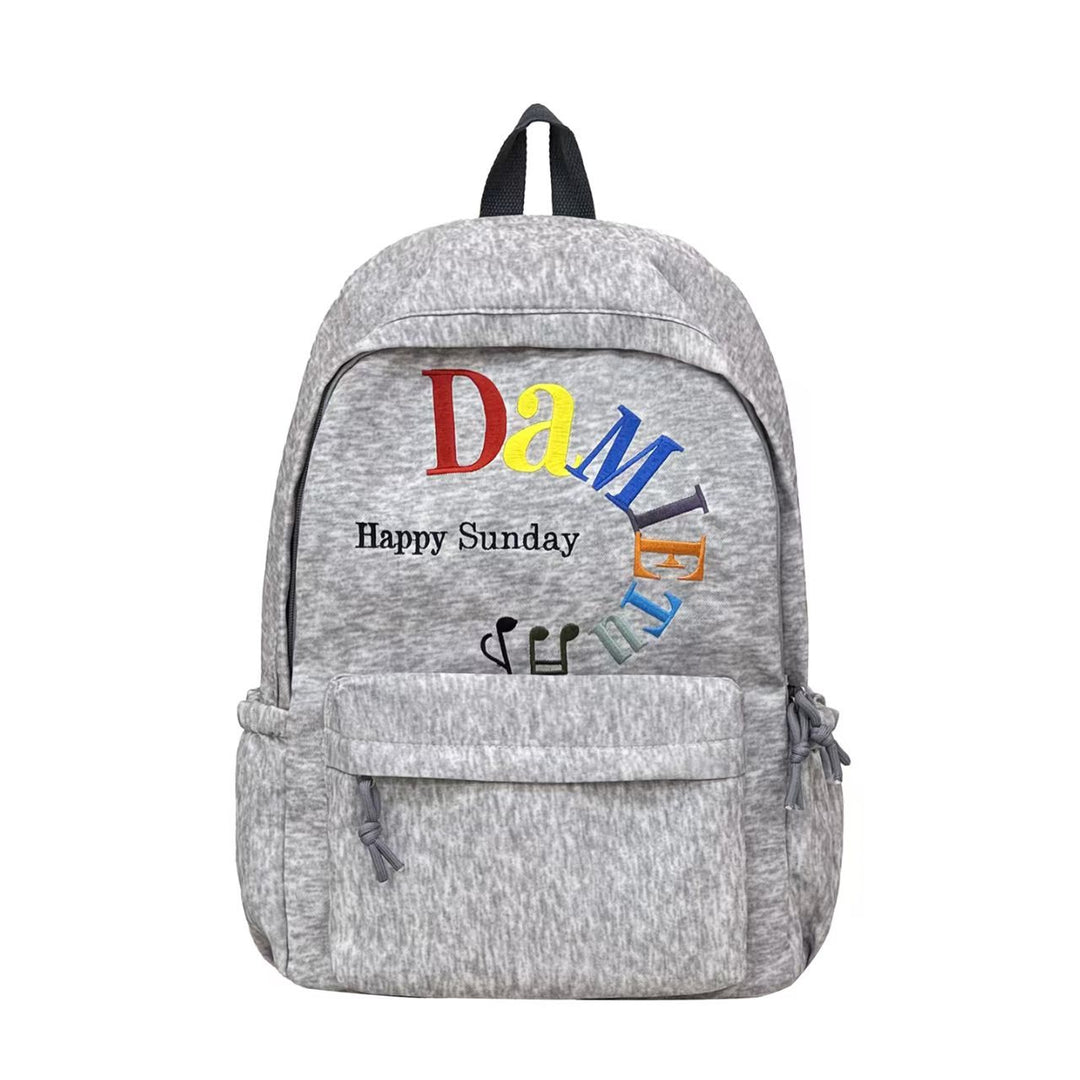 Colorful Embroidered Casual Backpack Stornfield