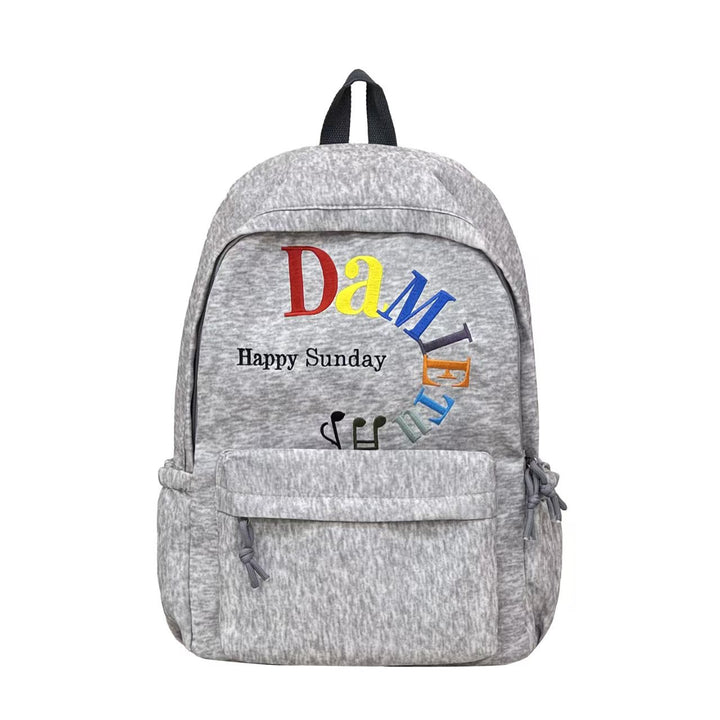 Colorful Embroidered Casual Backpack Stornfield