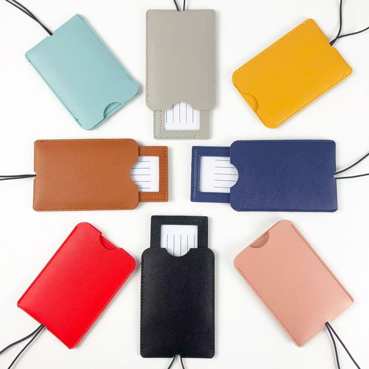 Premium Leather Travel Identification Holder Stornfield