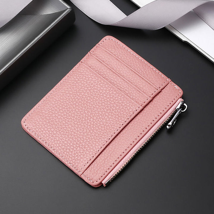 Premium Leather Zip-Around Card Case Stornfield