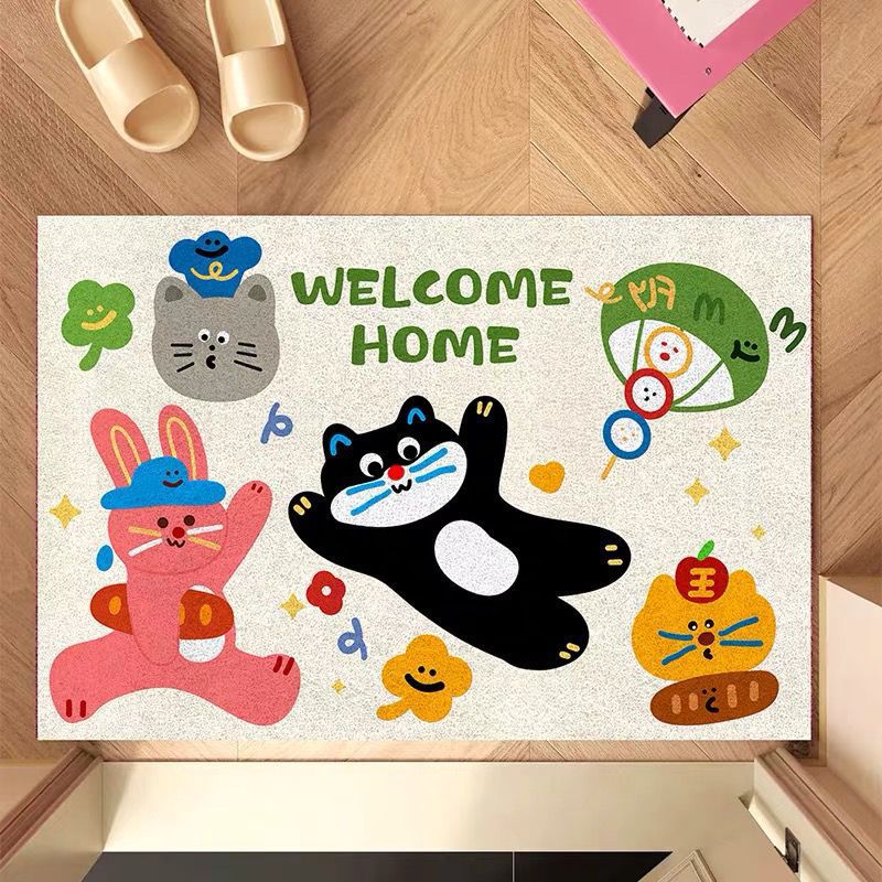 Fun Cartoon-Themed Welcome Mat Stornfield
