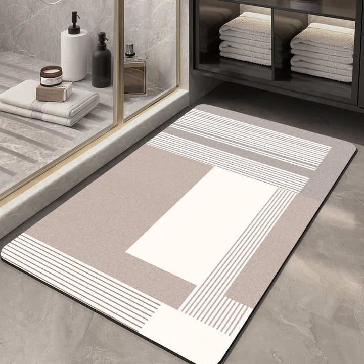Decorative Luxe Bath Mat Stornfield