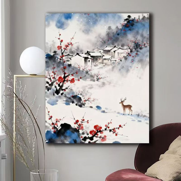 Nature Scene Watercolor Canvas Art Stornfield