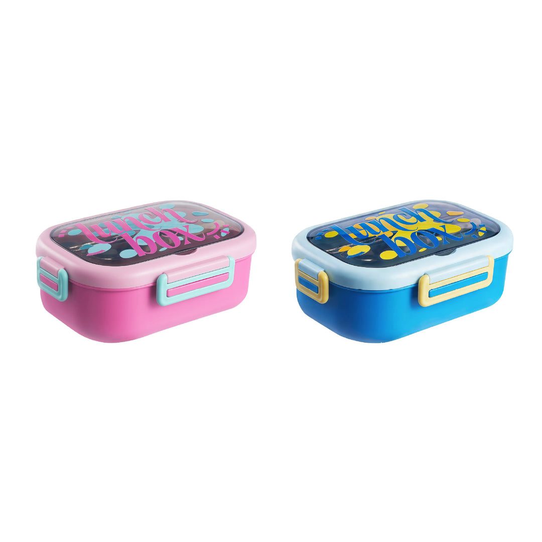 Playful Dual-Compartment Lunch Box