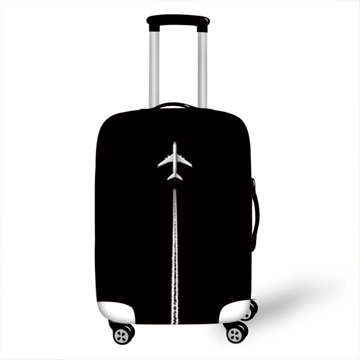 Men's hard-shell suitcase with exclusive airplane design Stornfield