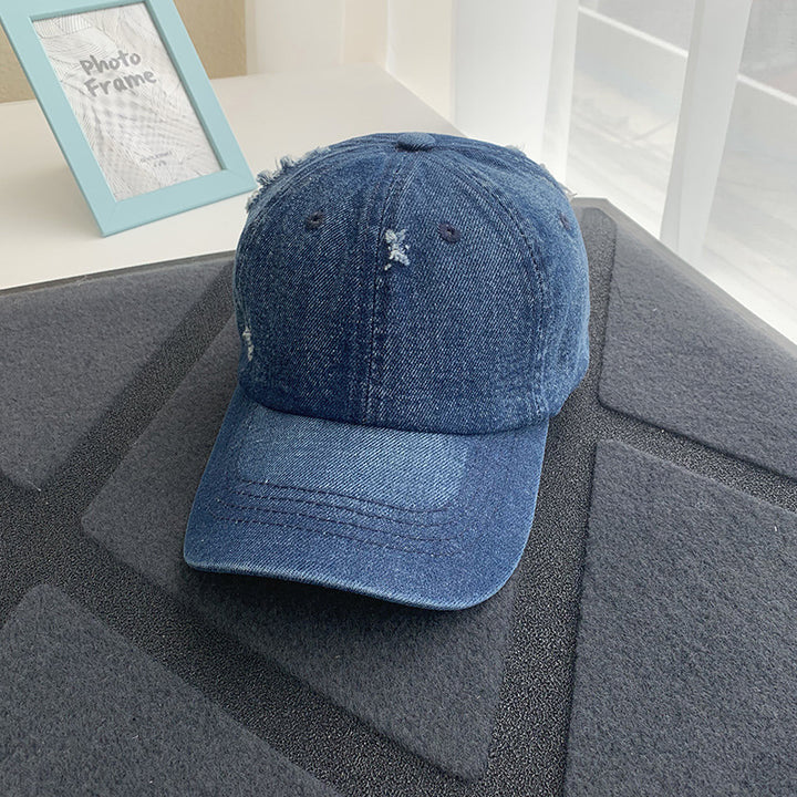 Women's Distressed Denim Baseball Cap Stornfield 1784084168