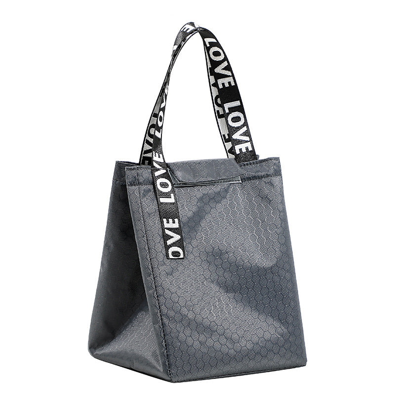 Insulated Dot-Patterned Lunch Bag Stornfield