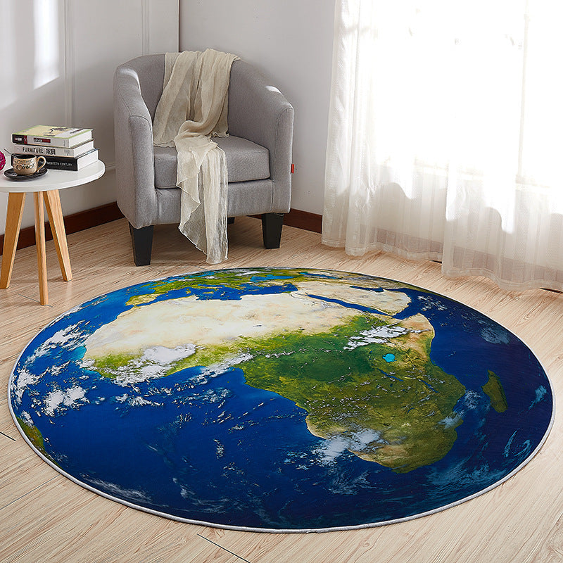 Captain America Shield-Themed Area Rug