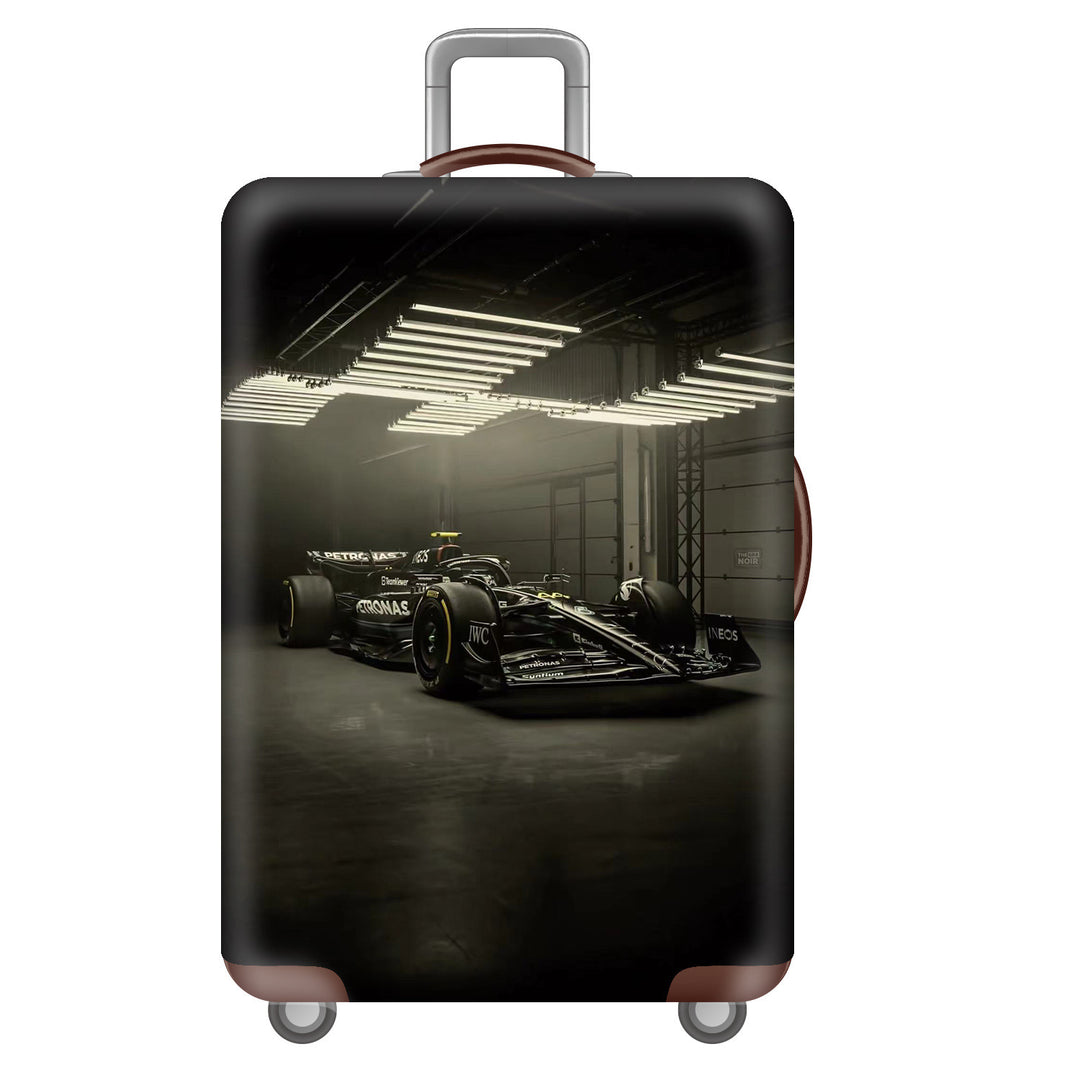 Unisex Hard-shell Suitcase with Impressive Futuristic City Design Stornfield