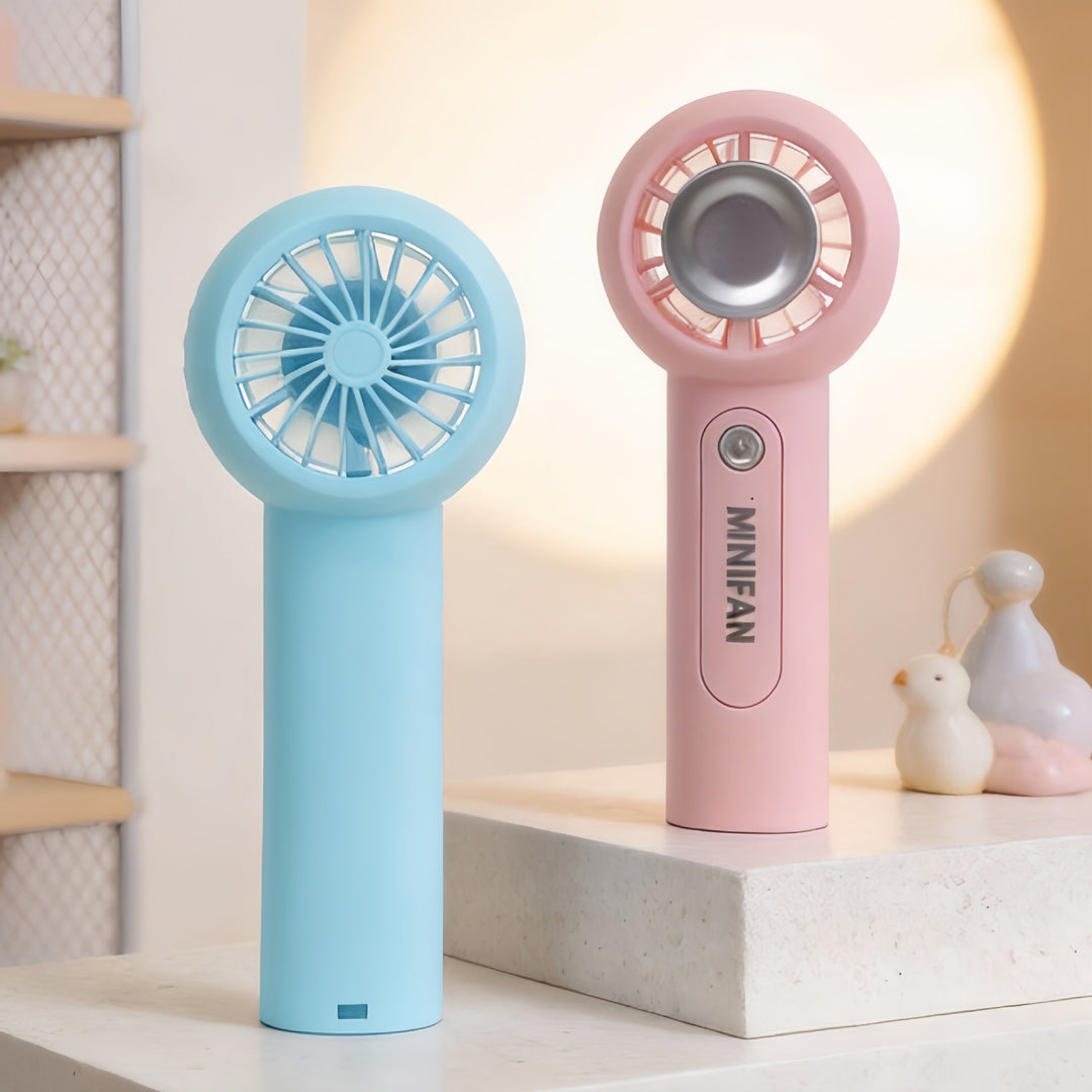 Ladies portable mini hand fan with ergonomic design and USB connection Stornfield