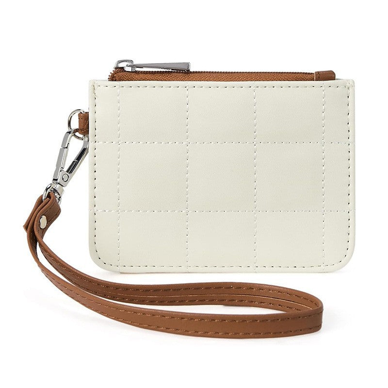 Elegant and Compact Wallet with Zipper and Wrist Strap Stornfield