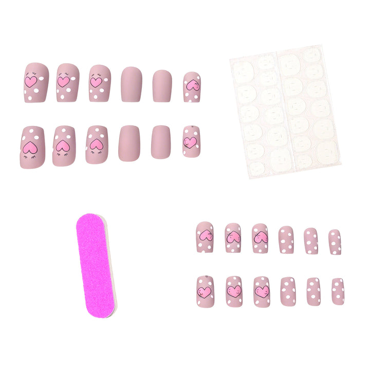Artistic Heart-Themed Nail Art Stornfield