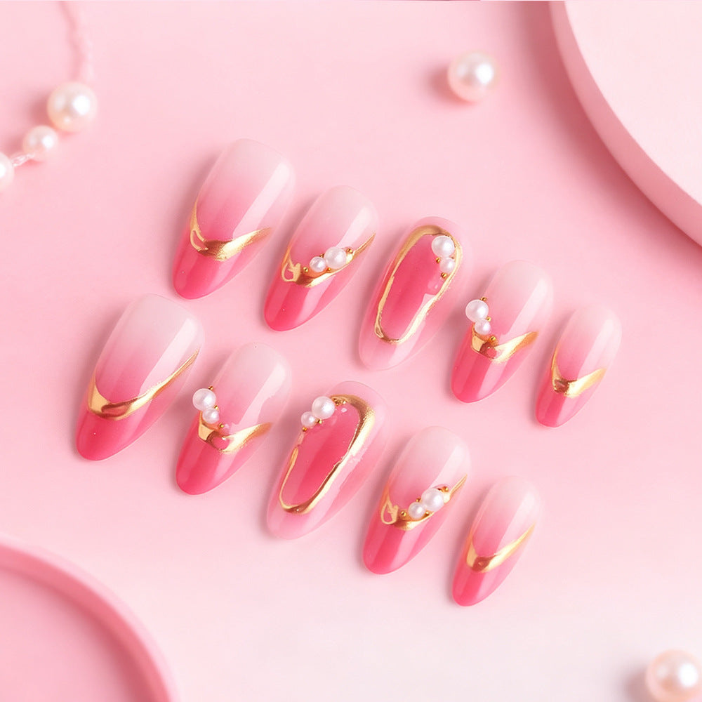 Elegant Press-On Nail Art Set Stornfield