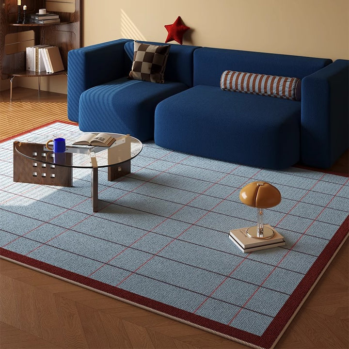 Checkered Pattern Area Rug Stornfield