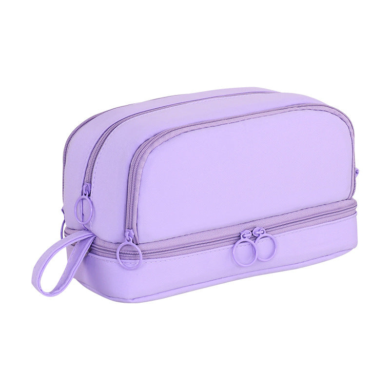 Multifunctional stationery case with transparent compartment design Stornfield